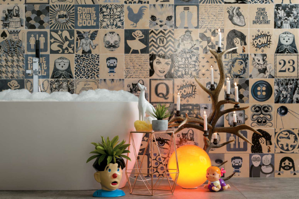Bathroom tiles azulejos