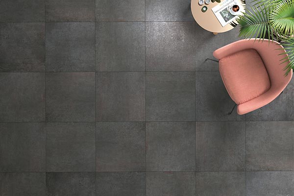 carrelage effet métal
