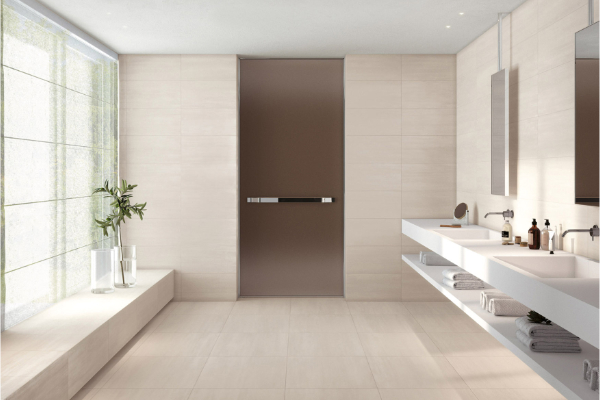 Bathroom tiles concrete