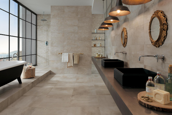 Bathroom tiles floor