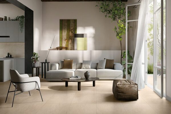 Stone effect tiles