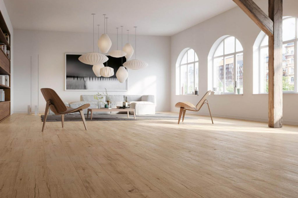 Indoor tiles imitation parquet