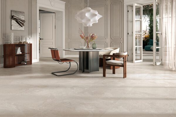 Stone effect tiles