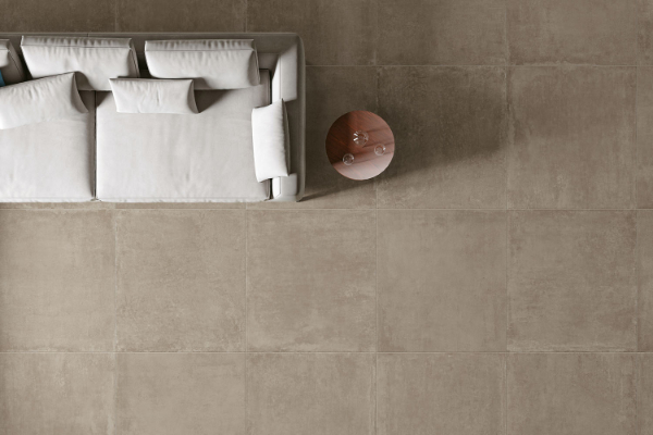 Large tiles concrete