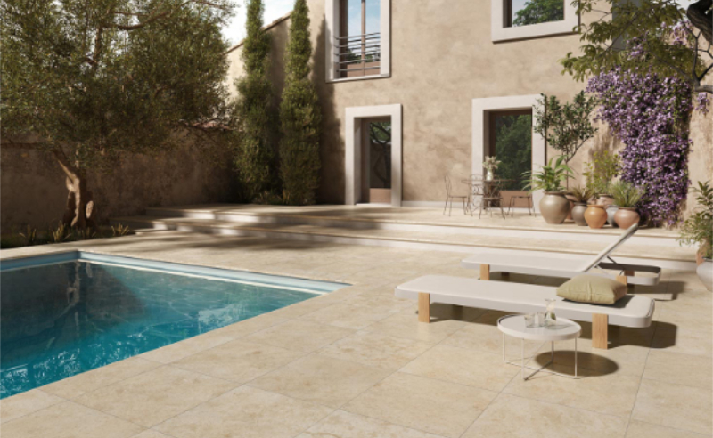 Large swimming pool tiles