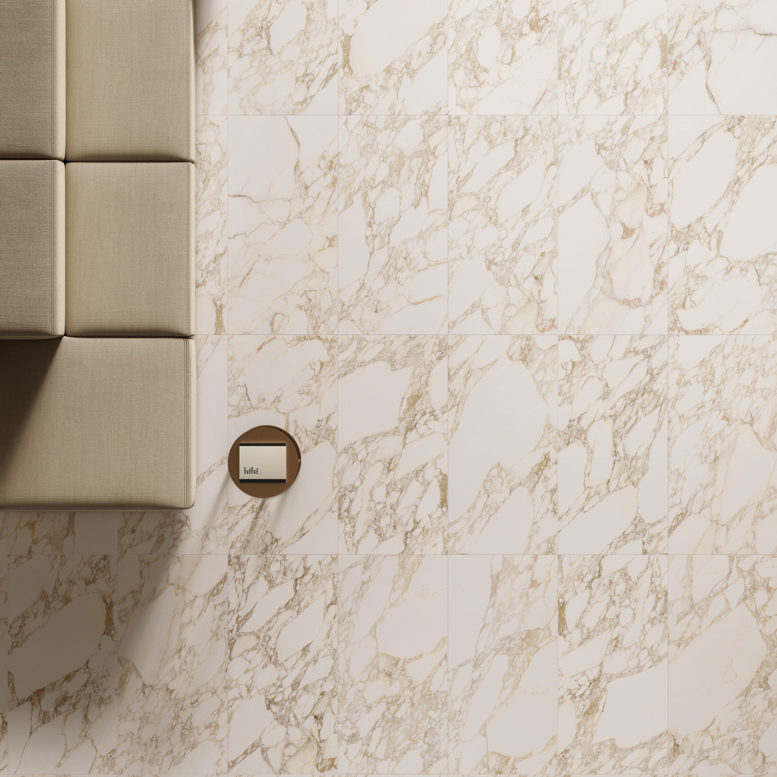 Marble imitation porcelain stoneware