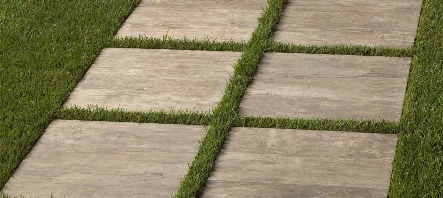 square wooden tiles