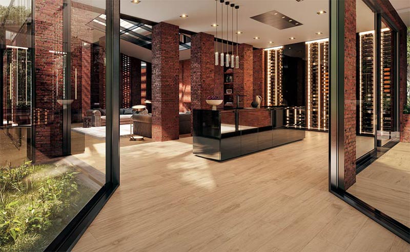 tiles wood honey