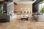Travertine tiles