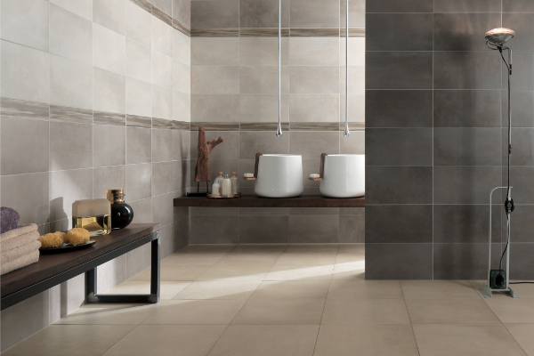 Bathroom tiles wall