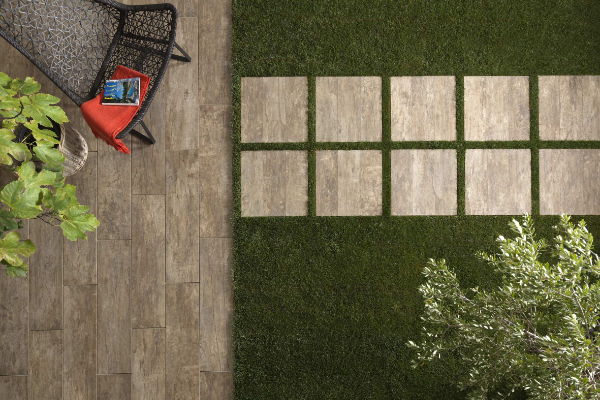 Balcony tiles wood