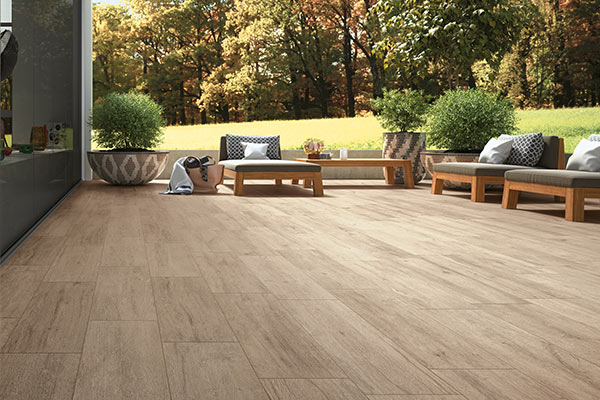 wooden floor tiles outdoor